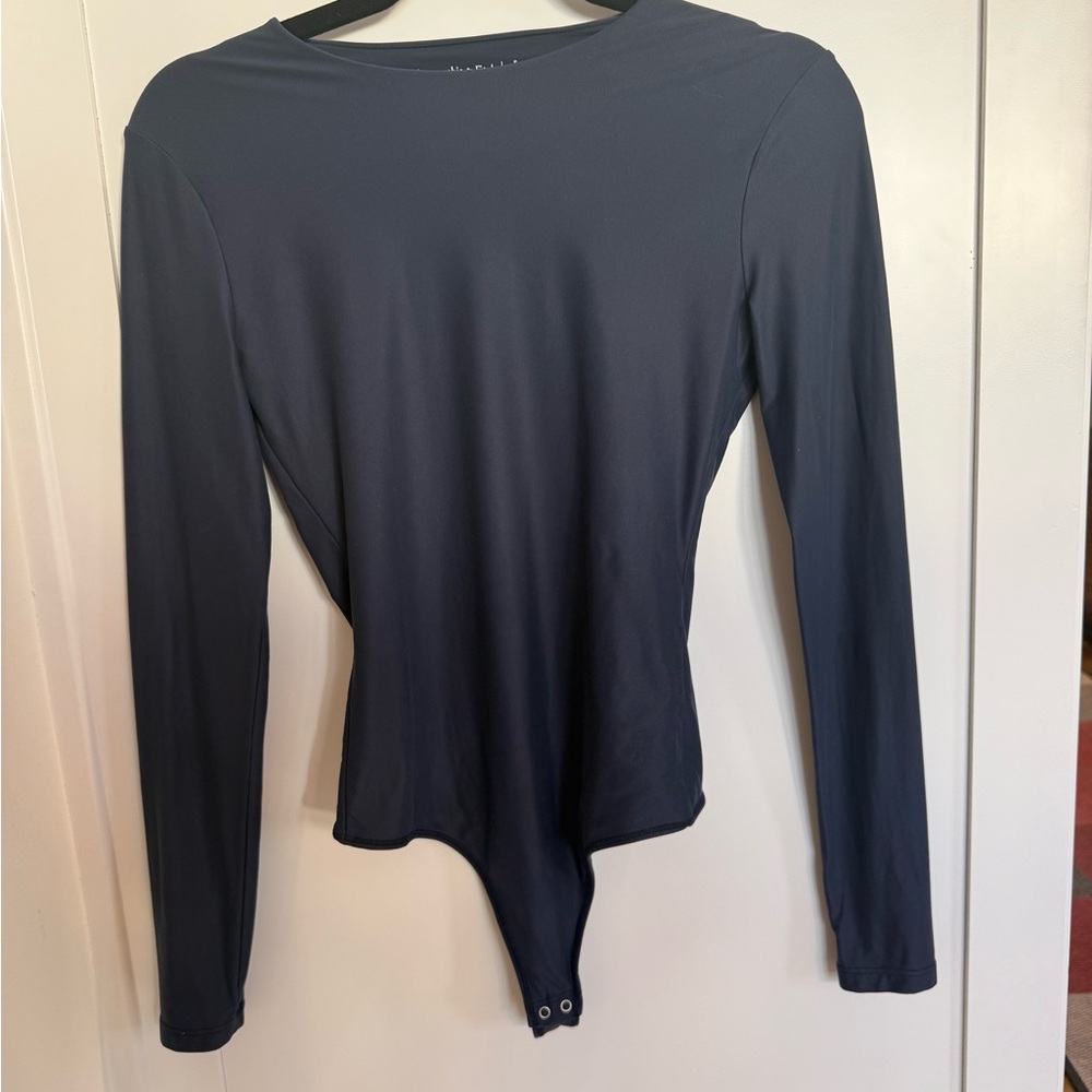Abercrombie & Fitch Dark Blue Long Sleeve Bodysuit
